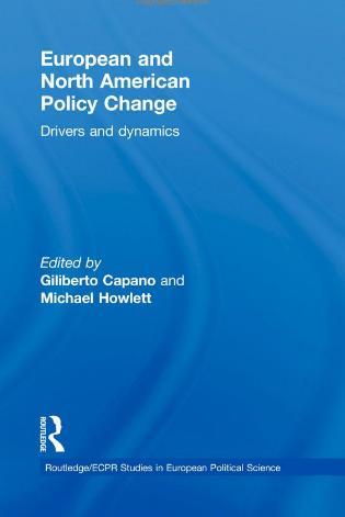 [9780415485289] European and North American Policy Change - Drivers and Dynamics