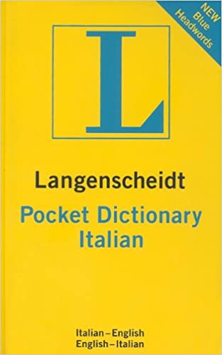 [9781585735532] Langenscheidt Pocket Dictionary Italian