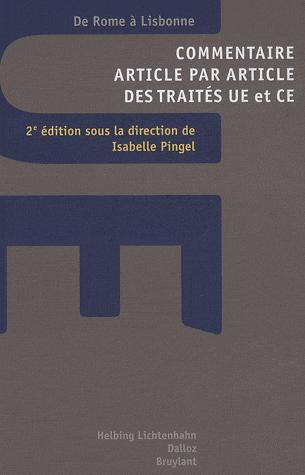 [9782247087952] Commentaire article par article des traités UE et CE - De Rome à Lisbonne - 2ème éd.