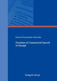 [9783830038467] Freedom of Commercial Speech in Europe