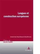 [9789052015941] Langues et construction européenne