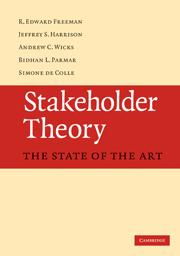 [9780521137935] Stakeholder Theory - The State of the Art