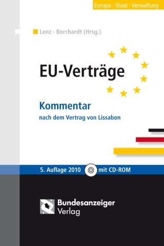 [9783898177023] EU-Verträge : Kommentar nach dem Vertrag von Lissabon, mit CD-ROM