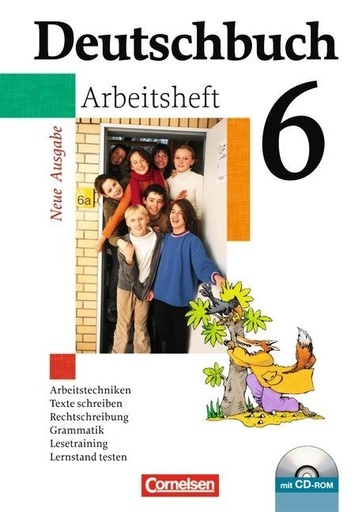 [9783464680988] Deutschbuch 6 - Arbeitsheft mit CD-ROM