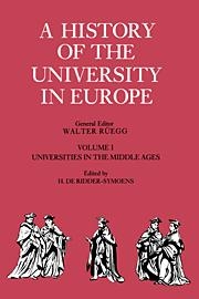 [9780521541138] A History of the University in Europe - Volume 1: Universitites in the Middle Ages