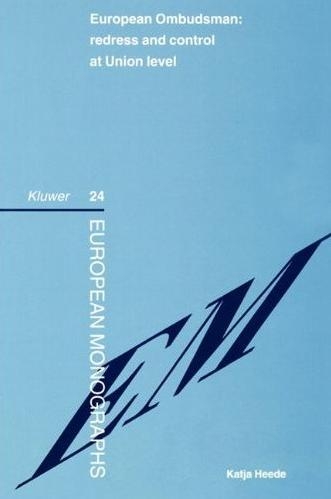 [9789041114136] European Ombudsman - Redress and Control at Union Level