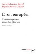 [9782130583141] Introduction au droit européen. Union européenne - Conseil de l'Europe