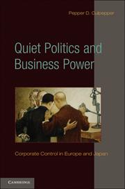 [9780521134132] Quiet Politics and Business Power