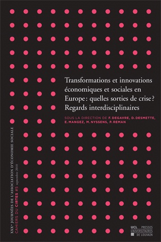 [9782874632280] Transformations et innovations économiques et sociales en Europe : quelles sorties de crise ?