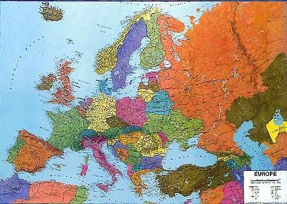 [9781903030677] Europe Political Laminated Wall Map