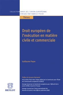 [9782802736066] Droit européen de l'exécution en matière civile et commerciale