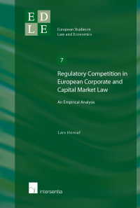 [9781780680460] Regulatory Competition in European Corporate and Capital Market Law - An Empirical Analysis