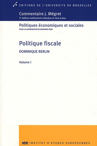 [9782800415246] Politique fiscale - 3e éd - Volume 1