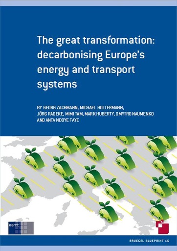 [9789078910251] The great transformation: decarbonising Europe’s energy and transport systems