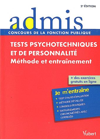[9782311008111] Tests psychotechniques et de personnalité : méthode et entraînement