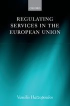 [9780199572663] Regulating Services in the European Union