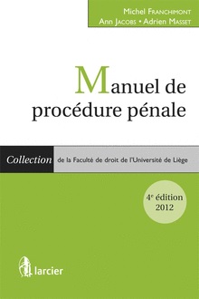[9782804443689] Manuel de procédure pénale