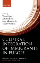 [9780199660094] Cultural Integration of Immigrants in Europe
