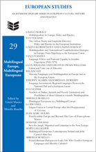 [9789042035287] European Studies Volume 29 - Multilingual Europe, Multilingual Europeans