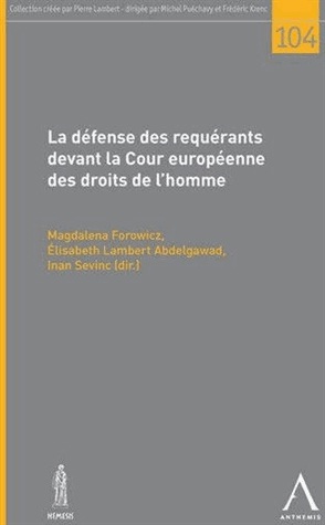 [9782874555503] La défense des requérants devant la Cour européenne des droits de l’homme