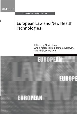 [9780199659210] European Law and New Health Technologies