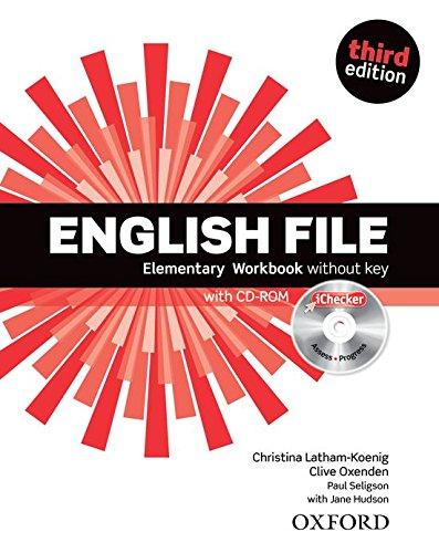 [9780194598194] English File Elementary Workbook without key - 3rd edition