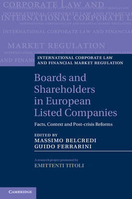 [9781107040564] Boards and Shareholders in European Listed Companies - Facts, Context and Post-Crisis Reforms
