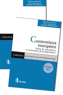 [9782804467838] Contentieux européen (2 volumes)