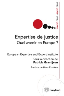 [9782802747635] Expertise de justice - Quel avenir en Europe?
