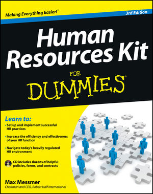 [9781118422892] Human Resources Kit For Dummies, 3rd Edition