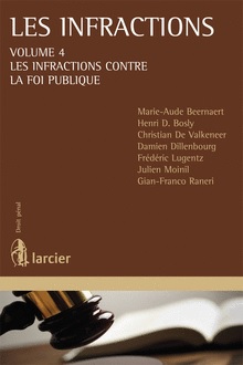 [9782804440374] Les infractions Volume 4 – Les infractions contre la foi publique