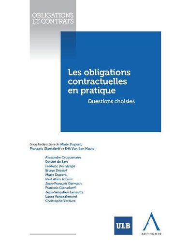 [9782874556760] Les obligations contractuelles en pratique
