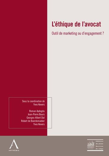 [9782874557187] L'éthique de l'avocat