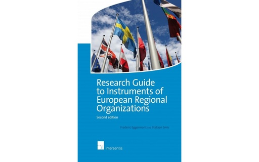 [9781780683119] Research Guide to Instruments of European Regional Organizations 2nd Edition