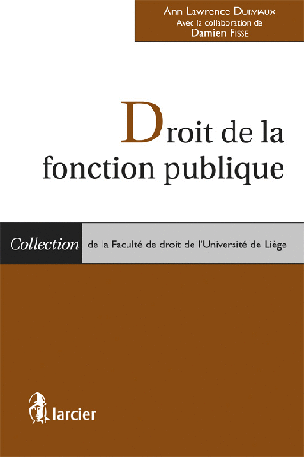 [9782804441241] Droit de la fonction publique