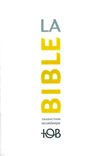 [9782853001380] La Bible TOB