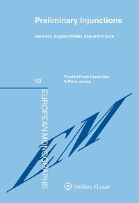 [9789041158338] Preliminary Injunctions. A Comparative Study across Europe