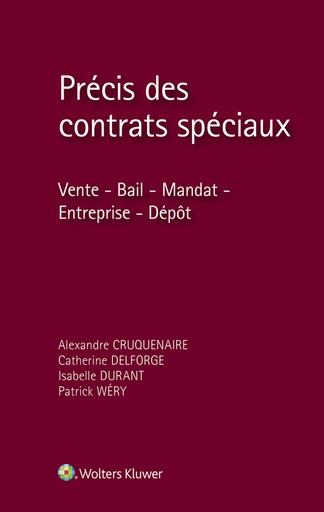 [9789046583265] Précis des contrats spéciaux
