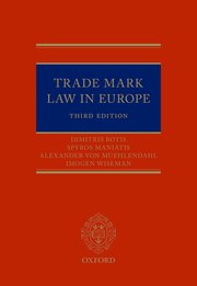 [9780198726050] Trade Mark Law in Europe - Third Edition