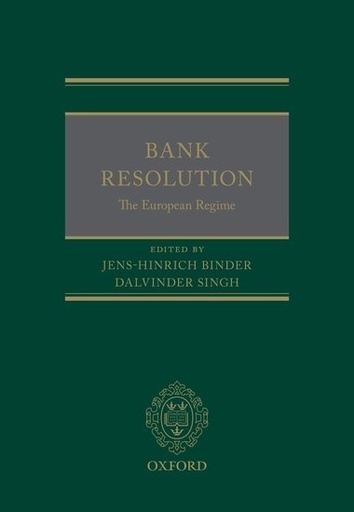 [9780198754411] Bank Resolution - The European Regime