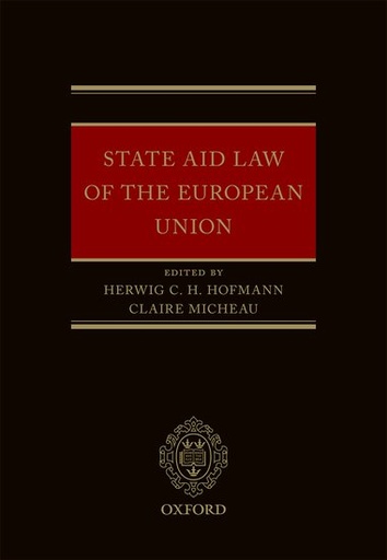 [9780198727460] State Aid Law of the European Union