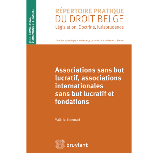 [9782802755067] Associations sans but lucratif, associations internationales sans but lucratif et fondations