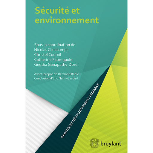 [9782802755500] Sécurité et environnement