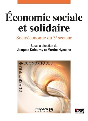 [9782804183028] Economie sociale et solidaire : socioéconomie du 3e secteur