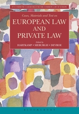 [9781509911875] Cases, Materials and Text on European Law and Private Law