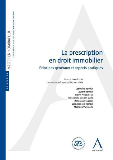 [9782807202283] La prescription en droit immobilier