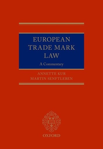 [9780199680443] European Trade Mark Law