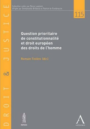 [9782807202931] Question prioritaire de constitutionnalité et de droit européen des droits de l'homme