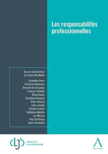 [9782807203013] Les responsabilités professionnelles
