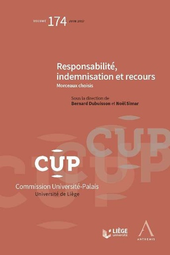 [9782807202344] Responsabilité, indemnisation et recours